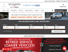 Tablet Screenshot of jimsalernobuickgmc.com